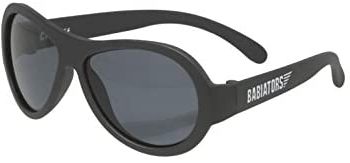 Babiators Baby, Toddler & Kids Aviator Sunglasses, 100% UV Protective, Black, 0-2 Years
