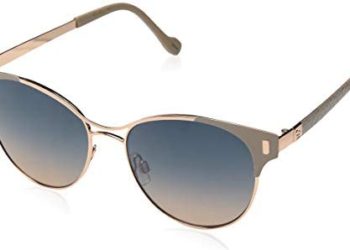 Jessica Simpson Women’s J5565 Round Metal Aviator-Style Sunglasses with 100% UV Protection, 57 mm