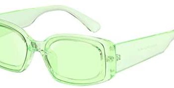 FEISEDY Creative Rectangle Sunglasses Women Fashion Thick Frame UV400 Protection B2462