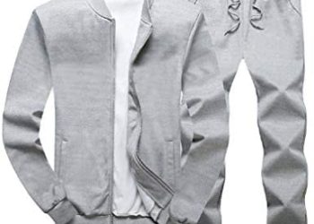 Lavnis Men’s Casual Tracksuit Long Sleeve Running Jogging Athletic Sports Set