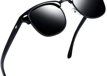 Joopin Polarized Semi Rimless Sunglasses Women Men Brand Sun Glasses UV Protection