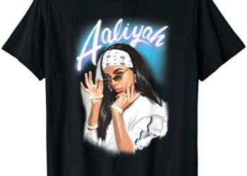 Aaliyah Airbrush Bandana Photo T-Shirt