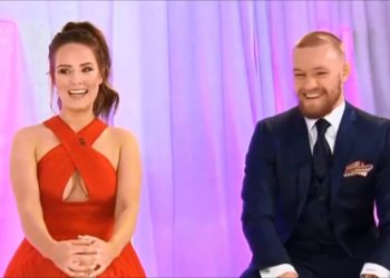 Conor McGregor and his Girlfriend Dee Devlin at VIP Style Awards 2016