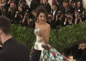 George and Amal Clooney open Met Gala