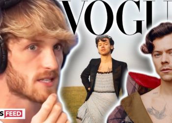 Logan Paul & More Celebs Fiercely DEFEND Harry Styles' Vogue Cover!