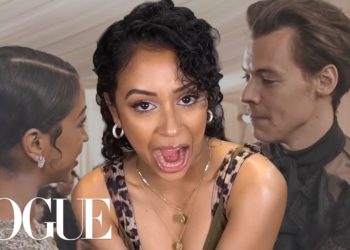 Liza Koshy Reacts to Her Met Gala Videos (Harry Styles, Hailey Bieber and more) | Vogue