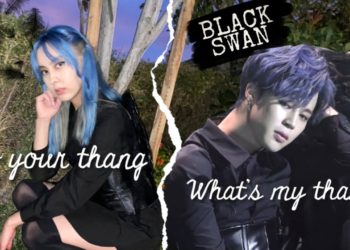 BTS (방탄소년단) Jimin Black Swan inspired outfit 🖤 3-step transformation | PomegranateStains