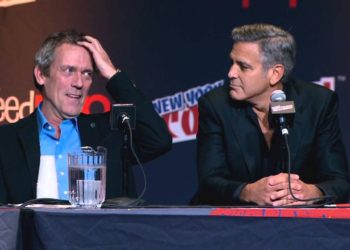 Tomorrowland: George Clooney & Hugh Laurie New York Comic Con Panel Soundbites | ScreenSlam