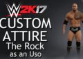 WWE 2K17 Custom Superstar Attire: The Rock as an Uso!