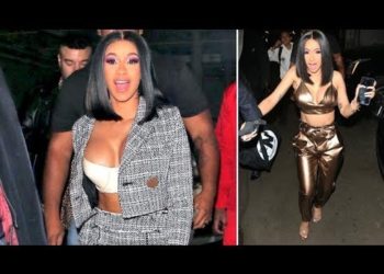 Cardi B Causes Paparazzi Chaos When Arriving At Her Fashion Nova Launch Party