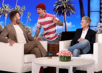 Justin Bieber Scares David Beckham