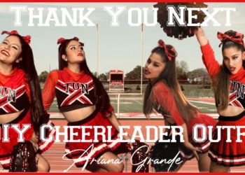 Thank You Next DIY Cheerleader Outfit (Ariana Grande)