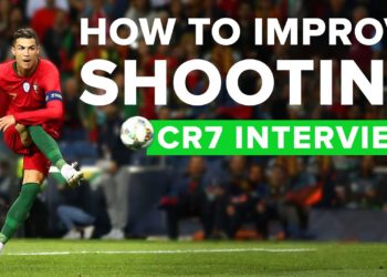 CR7 EXPLAINS HIS SHOOTING TECHNIQUE | Cristiano Ronaldo tips