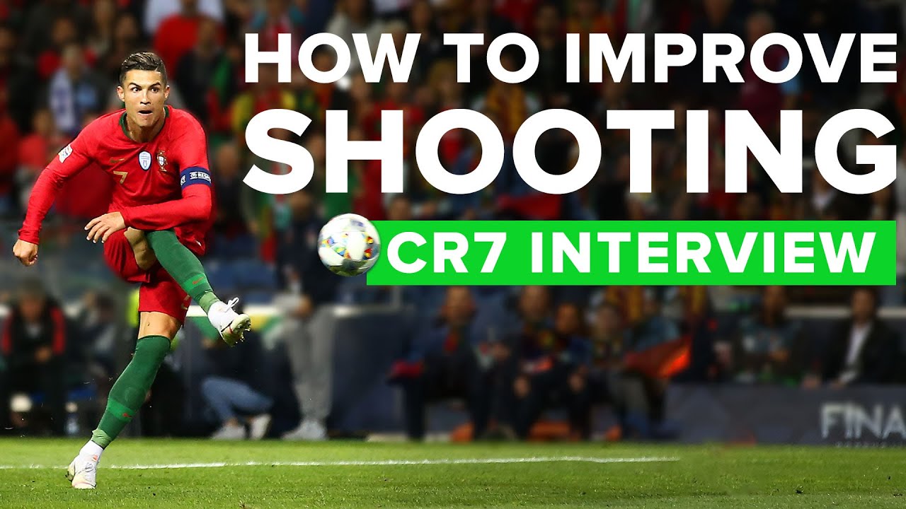 CR7 EXPLAINS HIS SHOOTING TECHNIQUE | Cristiano Ronaldo tips ...