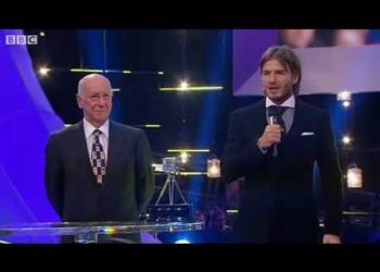 Emotional David Beckham Lifetime Achievement Award speech makes wife Victoria teary