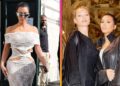 Kim Kardashian Visits the Vatican in LACE CUT-OUT Dress