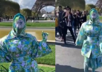 Cardi B Takes CRAZY Outfit On For Paris Fashion Week