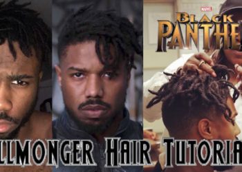 Michael B. Jordan Erik Killmonger Hair Tutorial