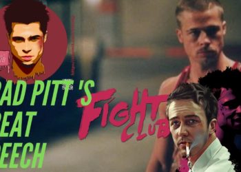Brad Pitt Talking About Modern Life Style | Fight Club Scene