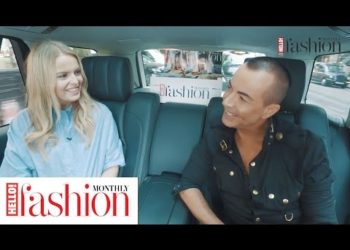 Fashion Designer Julien Macdonald Talks Beyonce & THAT Emily Ratajkowski dress on #HFMFashionSpin