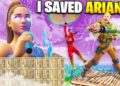 I SAVED The Ariana Grande Concert.. (Fortnite Rift Tour Live Event)