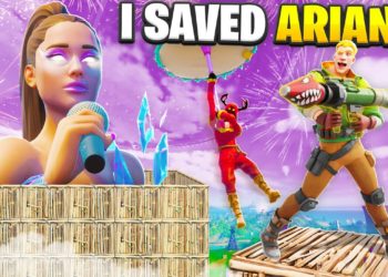 I SAVED The Ariana Grande Concert.. (Fortnite Rift Tour Live Event)