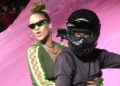 Rihanna rides into NY Fashion Week in style