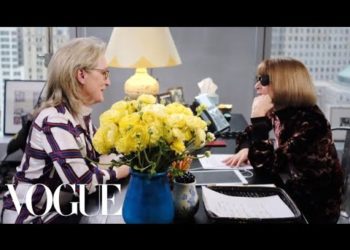 Meryl Streep Meets Anna Wintour at Vogue