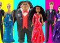 Play doh disney princess Prom Dresses justin bieber moana elsa maui selena gomez play doh for kids