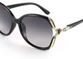 FEISEDY Sunglasses for Women Crystal Polarized Trendy Oversized Sunglasses Street Style B2770