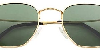 Small Round Polarized Sunglasses for Men Women Mirrored Lens Classic Circle Sun Glasses