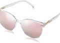 SOJOS Classic Round Sunglasses for Women Men Retro Vintage Large Plastic Frame BLOSSOM SJ2067