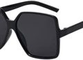 YYCHUN Women Men Square Oversized Sun Glasses, Fashion Polarized Sunglasses UV400 Protection Big Sun Glasses Shades