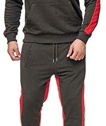 DEAREBA Men’s Tracksuits 2 Piece Athletic Jogging Casual Outfit Long Sleeve Sweat Suits