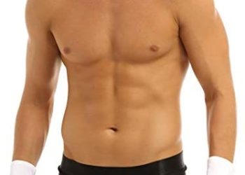 YiZYiF Men’s 4 Pieces Sexy Bow Tie Collar Boxer Briefs Tuxedo Costume Outfits Set