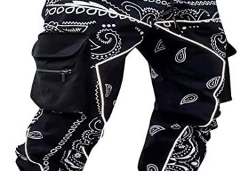 FORUU Mens Cargo Pants 2024,Fashion Joggers for Men Plus Size Casual Multi Pocket Trendy Loose Pants Jogging Sweatpants