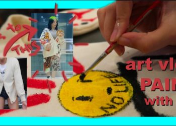 [Art Vlog] Making DIY Billie Eilish Therefore I Am mv Outfit