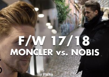 Fall winter fashion and hairstyling – Monclar  Vs. Nobis Parka – Street style clothing