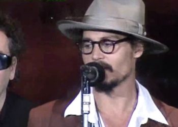 Johnny Depp and Tim Burton at CATCF premiere in Japan