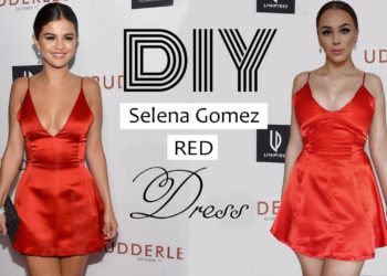 DIY  Selena Gomez Red Dress | Tijana Arsenijevic