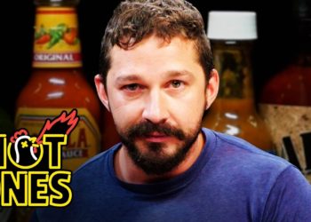 Shia LaBeouf Sheds a Tear While Eating Spicy Wings | Hot Ones