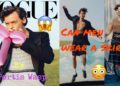 Harry Styles Vogue editorial inspired outfits