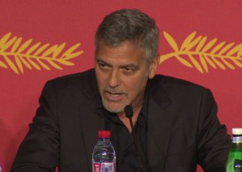 George Clooney Talks Donald Trump at Money Monster Cannes Press Conference | ScreenSlam