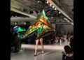 fashion stage use inflatable performance star costume, inflatable lady gaga costume