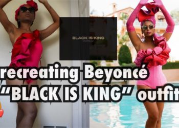 RECREATING BEYONCÉ “BLACK IS KING” OUTFIT | #DIY #blackisking