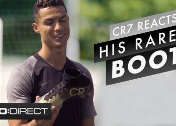 Cristiano Ronaldo reacts to his most expensive and rarest Nike CR7 boots