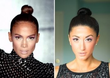 Jennifer Lopez Dance Again Inspired Top Bun