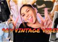 90's supermodel style vintage clothing haul!! *kendall jenner + bella hadid vibesssss*