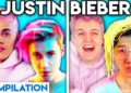 JUSTIN BIEBER WITH ZERO BUDGET! (YUMMY, WHAT DO YOU MEAN, BABY, & MORE BEST OF LANKYBOX COMPILATION)