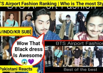 Pakistani Reaction On BTS Airport Fashion Ranking | Who is the most stylish?||[SUB:ENG,CHN,IND]